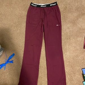 Grey’s Anatomy Maroon Scrub Pants Size Small